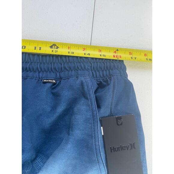 Hurley Shorts Mens Medium Blue Green Phantom Swim Trunks Ombre Surd Water Sports - Picture 15 of 16